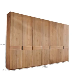 Discount Teilmassiver Schlafzimmerschrank - 216 cm hoch - Murray Kleiderschränke|Schränke