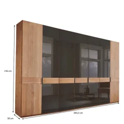 Hot Teilmassiver Schrank mit sieben Türen - Hung Kleiderschränke|Schränke