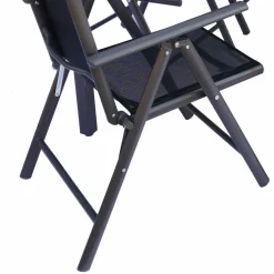 Tisch mit Klappstühlen für den Garten - Anlina (siebenteilig) Sitzgruppe