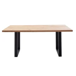 Sale Tisch mit Wildeiche Massivholzplatte - Guven Tische