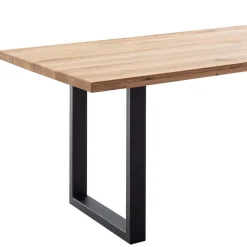 Sale Tisch mit Wildeiche Massivholzplatte - Guven Tische