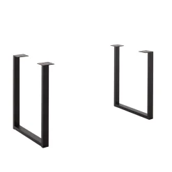 Sale Tisch mit Wildeiche Massivholzplatte - Guven Tische