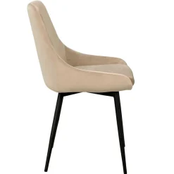 Tischgruppe in Schwarz & Beige - Orgevia (siebenteilig) Sitzgruppe