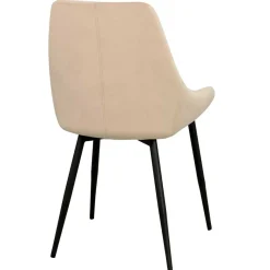 Tischgruppe in Schwarz & Beige - Orgevia (siebenteilig) Sitzgruppe