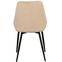 Tischgruppe in Schwarz & Beige - Orgevia (siebenteilig) Sitzgruppe