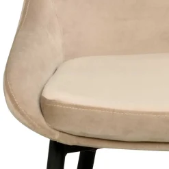 Tischgruppe in Schwarz & Beige - Orgevia (siebenteilig) Sitzgruppe