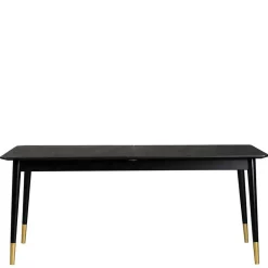 Tischgruppe in Schwarz & Beige - Orgevia (siebenteilig) Sitzgruppe