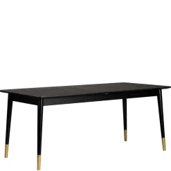 Tischgruppe in Schwarz & Beige - Orgevia (siebenteilig) Sitzgruppe