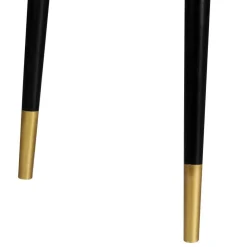 Tischgruppe in Schwarz & Beige - Orgevia (siebenteilig) Sitzgruppe