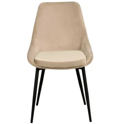 Tischgruppe in Schwarz & Beige - Orgevia (siebenteilig) Sitzgruppe