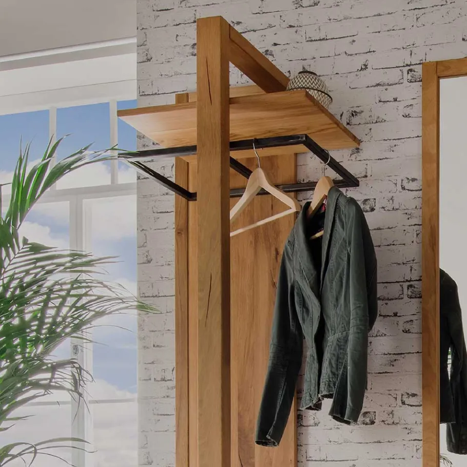 Sale Tolle Garderobenmöbel aus Wildeiche - Mulcian (vierteilig) Garderoben