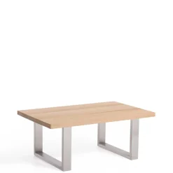 Outlet Toller Loft Couchtisch mit Edelstahl Bügelfüßen - Colorio Tische