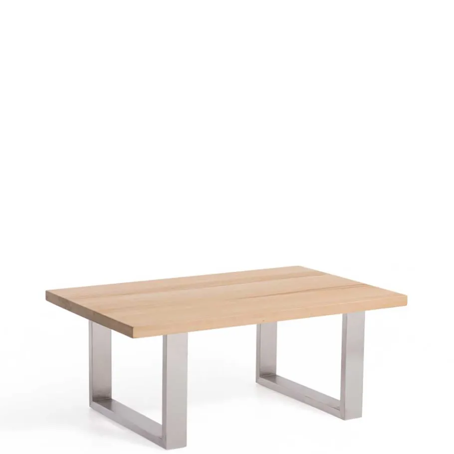 Outlet Toller Loft Couchtisch mit Edelstahl Bügelfüßen - Colorio Tische