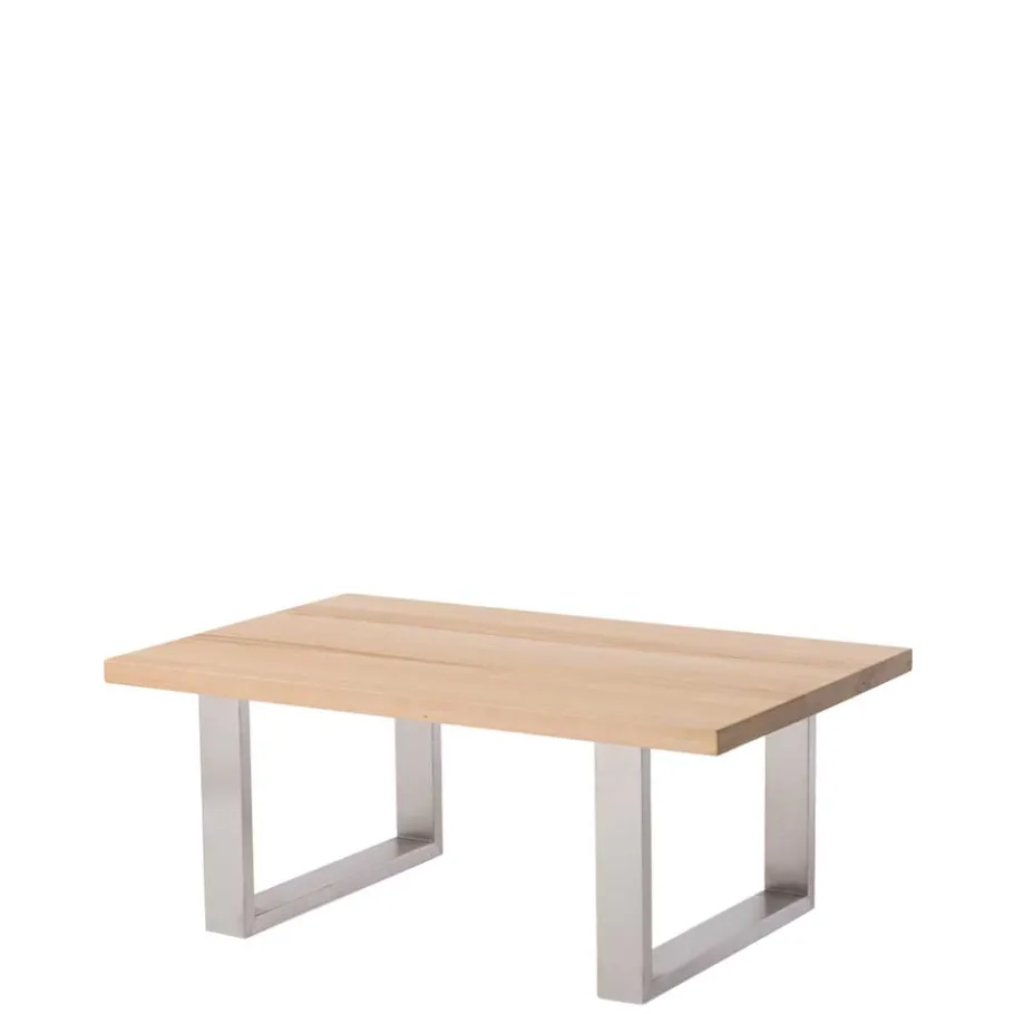 Outlet Toller Loft Couchtisch mit Edelstahl Bügelfüßen - Colorio Tische