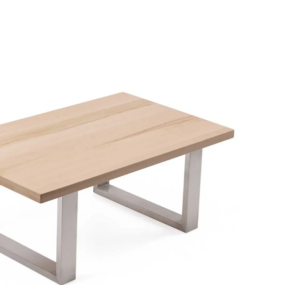 Outlet Toller Loft Couchtisch mit Edelstahl Bügelfüßen - Colorio Tische