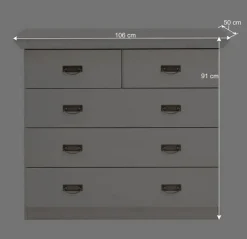 Sale Topp Kiefernholz Kommode in Laugenfarben - Piatra Kommoden