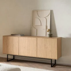 Sale Türen-Kommode in Eiche Stone - Jaskin Sideboards