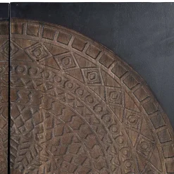 Best 4-türige Design Kommode mit Mandala Schnitzerei - Synessa Sideboards