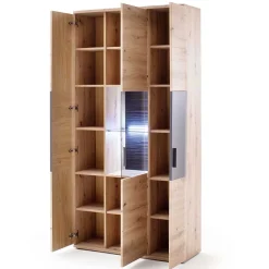 Best 3-türige Kombi-Vitrine zweifarbig - Vecenda Vitrinen