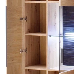 Best 3-türige Kombi-Vitrine zweifarbig - Vecenda Vitrinen