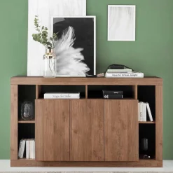 3-türige Kommode mit 6 offenen Fächern - Cosmonata Sideboards