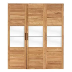 Online 3-türiger Kleiderschrank aus massiver Wildeiche - Zaisan Kleiderschränke