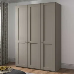 Outlet 3-türiger Kleiderschrank im Modern Country Style - Ridonna Kleiderschränke