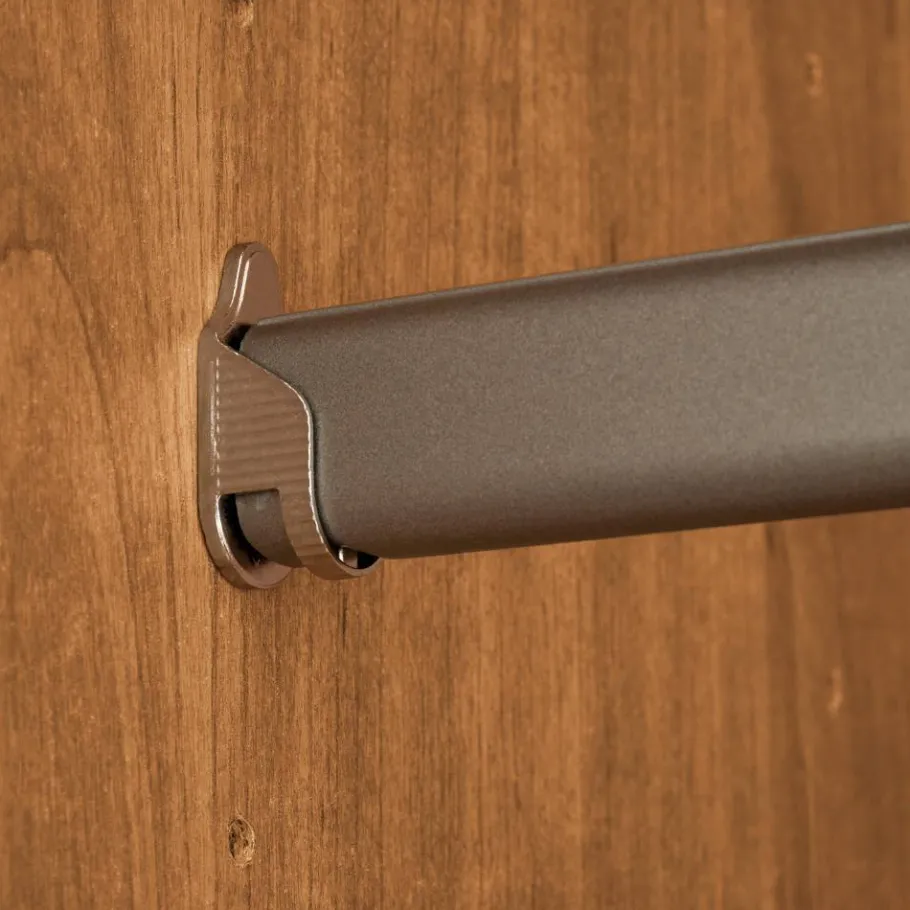 New 3-türiger Kleiderschrank in Erle teilmassiv - Hung Kleiderschränke|Schränke