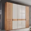 Best 5-türiger Kleiderschrank in Erle teilmassiv - Dilacco Kleiderschränke