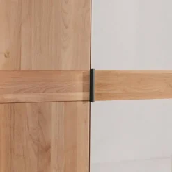 Best 5-türiger Kleiderschrank in Erle teilmassiv - Dilacco Kleiderschränke