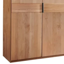 6-türiger Kleiderschrank in Erle teilmassiv - Murray Kleiderschränke