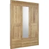 Outlet 3-türiger Kleiderschrank mit 3 Schubladen - Zamron Kleiderschränke