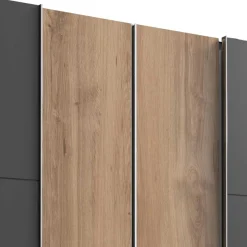 4-türiger Kleiderschrank mit Dreh- & Schiebetüren - Bafata Kleiderschränke|Schränke