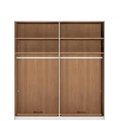 Best 4-türiger Kleiderschrank mit zwei Spiegeltüren - Murray Kleiderschränke