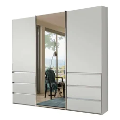 Best 3-türiger Kleiderschrank mit Spiegel - Altagracia Kleiderschränke