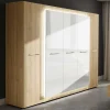 Hot 5-türiger Kleiderschrank 252x220x60 cm - Anieva Kleiderschränke