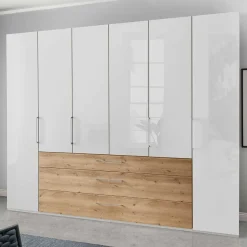 Outlet 4-türiger Kleiderscrhank mit drei Schubladen - Eyes Kleiderschränke|Schränke