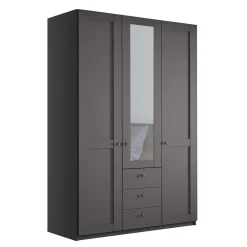 Hot 3-türiger Kombi-Kleiderschrank mit Spiegel - Mataram Kleiderschränke