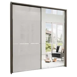 Sale 2-türiger Schiebetürenschrank mit 1 Spiegeltür - Cosima Kleiderschränke