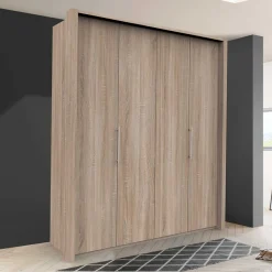 2-türiger Schlafzimmer Kleiderschrank mit Falttüren - Zayun Kleiderschränke|Schränke