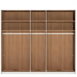 5-türiger Schlafzimmer-Kleiderschrank teilmassiv - Murray Kleiderschränke|Schränke