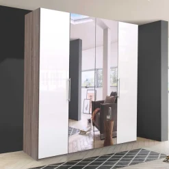 Best 2-türiger Schlafzimmerschrank mit Spiegel - Empresian Kleiderschränke|Schränke