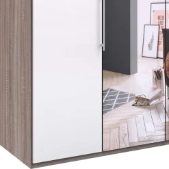 Best 2-türiger Schlafzimmerschrank mit Spiegel - Empresian Kleiderschränke|Schränke