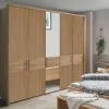 Best 5-türiger Schlafzimmerschrank in Eiche - Emdsiva Kleiderschränke|Schränke