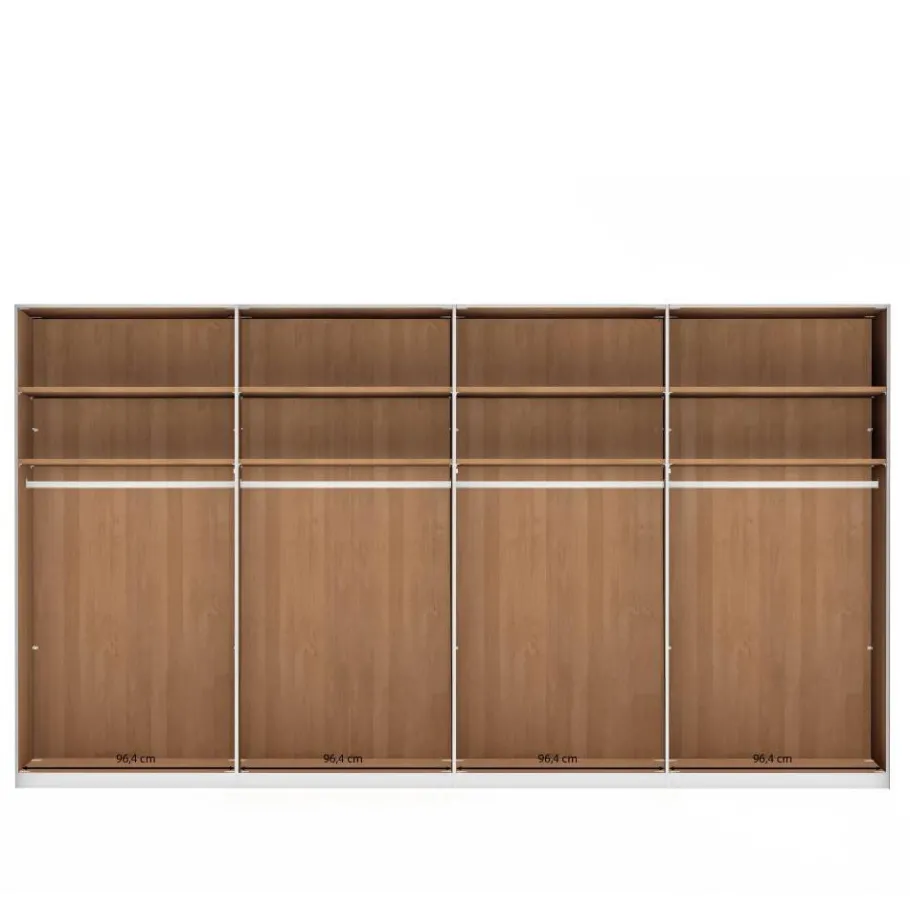 New 8-türiger Schlafzimmerschrank mit Glasfront - Hung Kleiderschränke