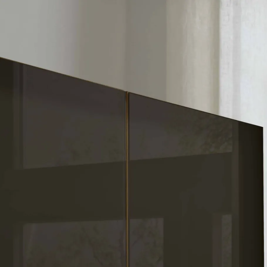 New 8-türiger Schlafzimmerschrank mit Glasfront - Hung Kleiderschränke