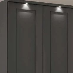 Online 5-türiger Schlafzimmerschrank - modernes Landhaus - Mataram Kleiderschränke|Schränke