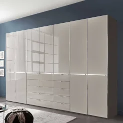 New 7-türiger Schlafzimmer-Schrank zweifarbig - Korcula Kleiderschränke|Schränke