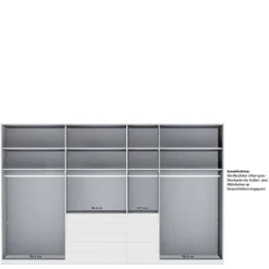 New 7-türiger Schlafzimmer-Schrank zweifarbig - Korcula Kleiderschränke|Schränke