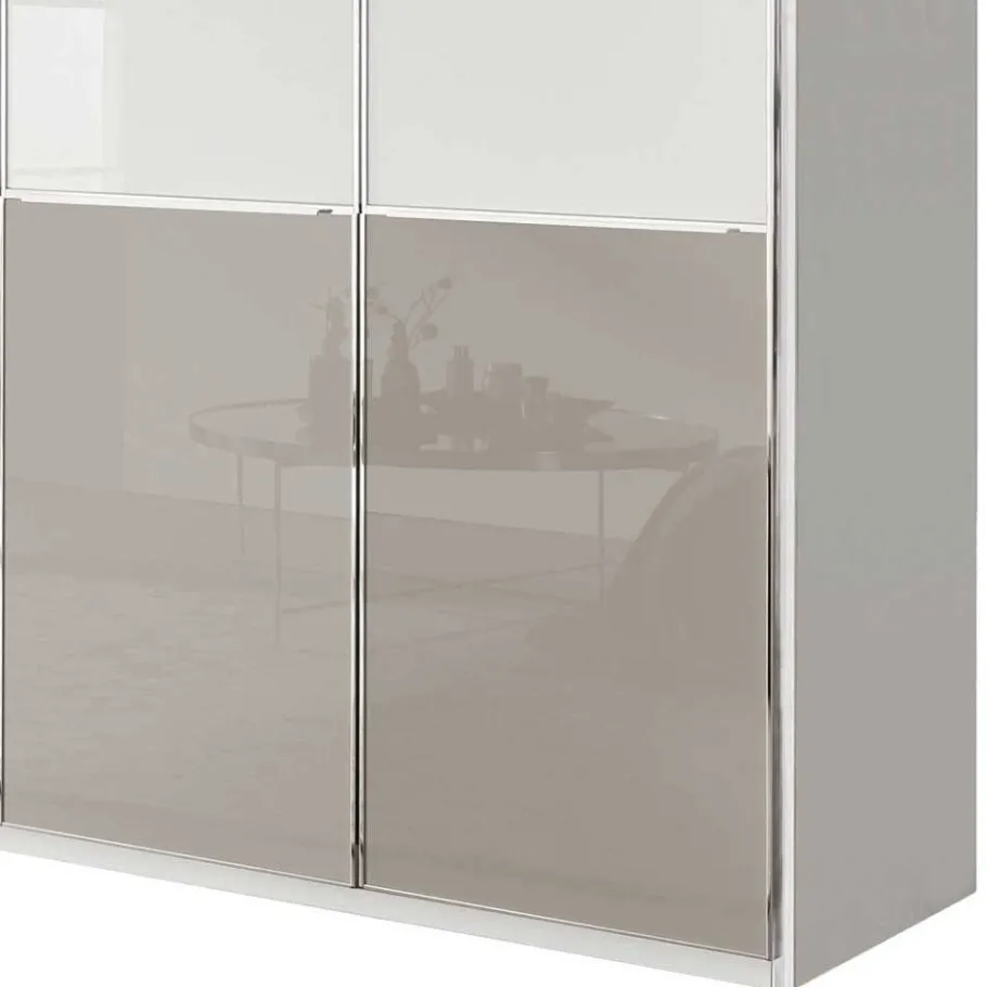 Outlet 5-türiger Schlafzimmer-Schrank 247 cm breit - Pascan Kleiderschränke